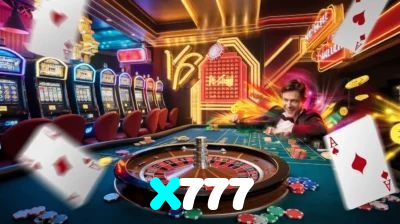 X777 casino presented on mobile device in Pakistan with slots and live games